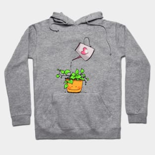 happy plant pot Hoodie